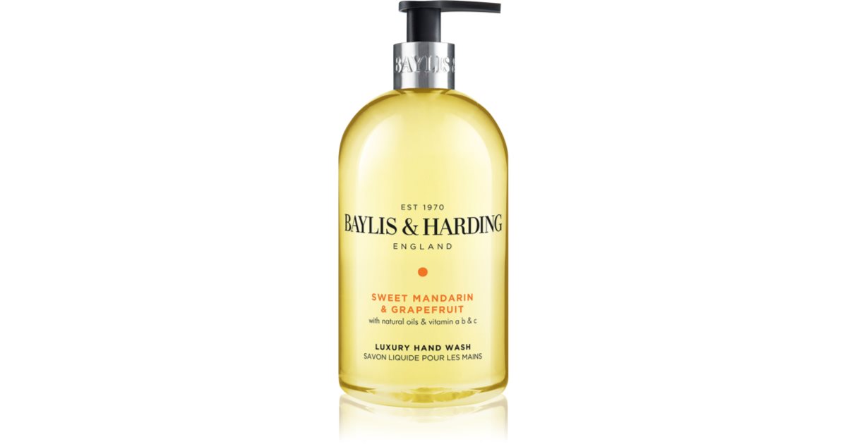 Baylis & Harding Sweet Mandarin & Grapefruit liquid hand soap notino.co.uk