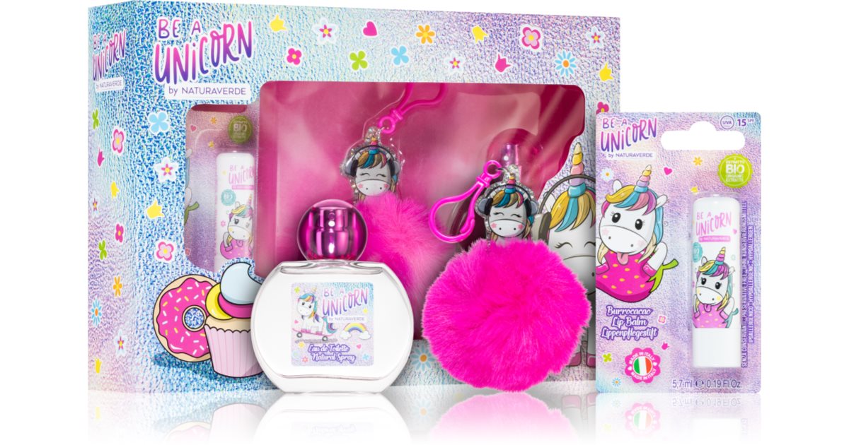 Be a Unicorn Naturaverde Gift Set Pon Pon gift set for children ...