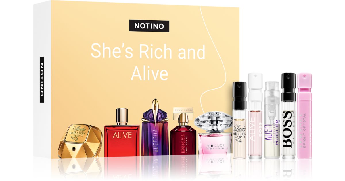 Beauty Discovery Box Notino She's Rich and Alive ensemble pour femme ...
