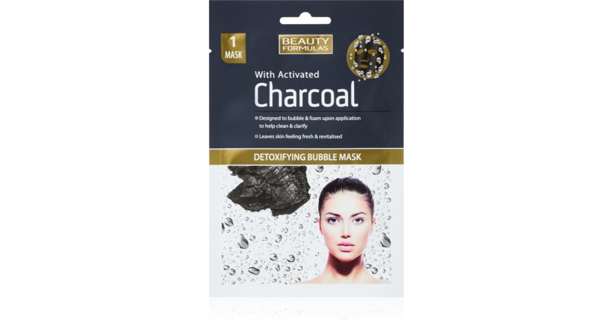 Beauty Formulas Charcoal Cleansing Face Mask with activated charcoal