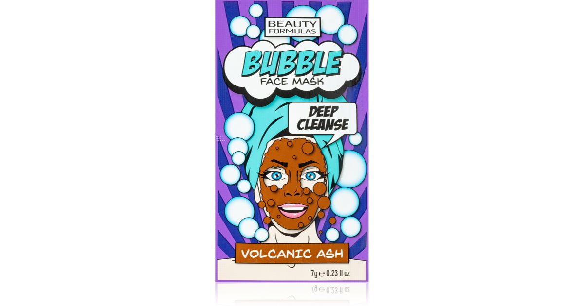 Beauty Formulas Bubble Volcanic Ash deepcleansing face mask notino.co.uk