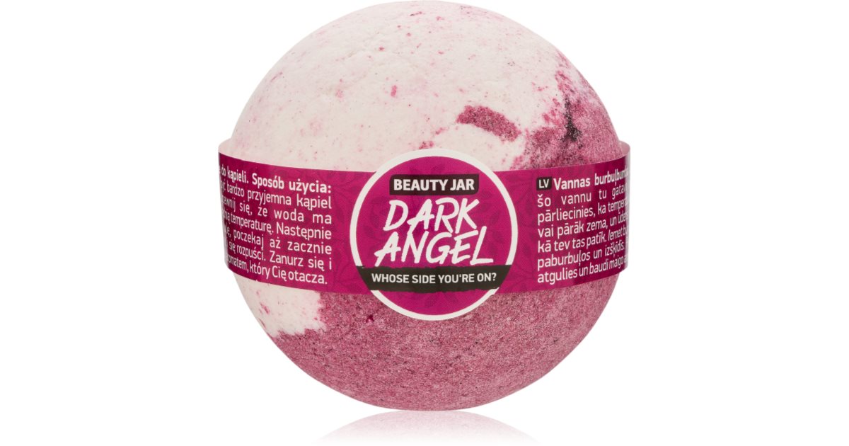 Beauty Jar Dark Angel Whose Side You'Re On? effervescent bath bomb