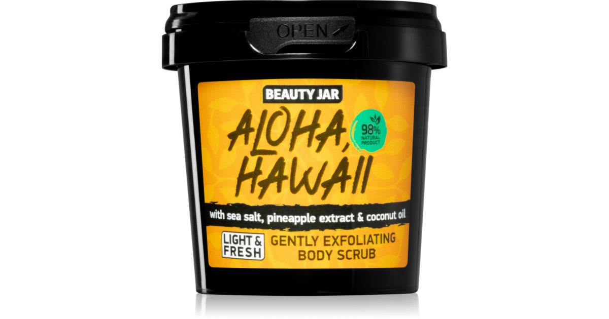 Beauty Jar Aloha, Hawaii scrub delicato corpo con sale marino notino.it