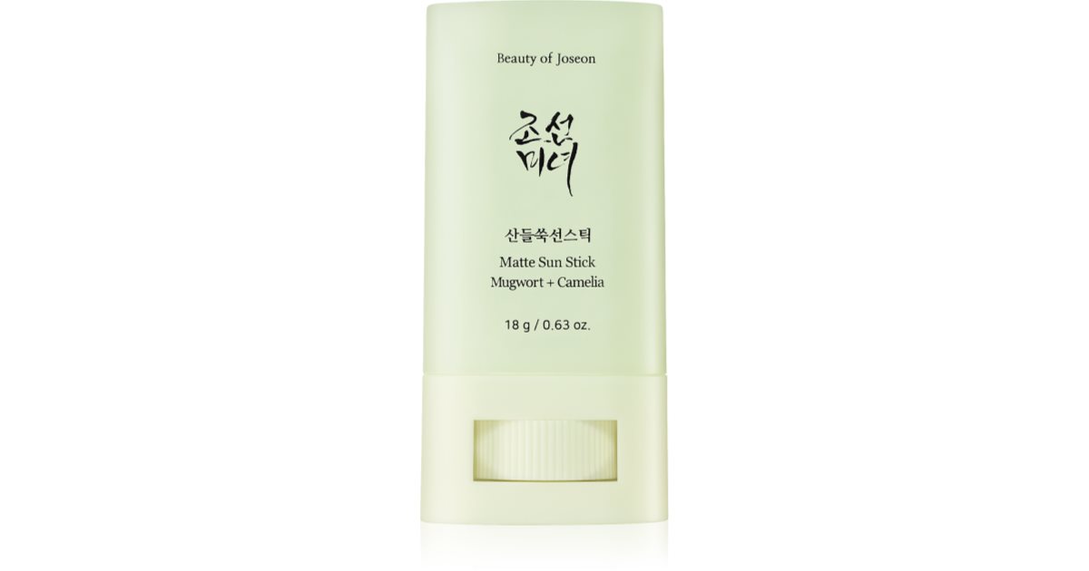 Beauty of Joseon Matte Sun Stick Mugwort + Camelia crème solaire en stick SPF 50+ | notino.fr