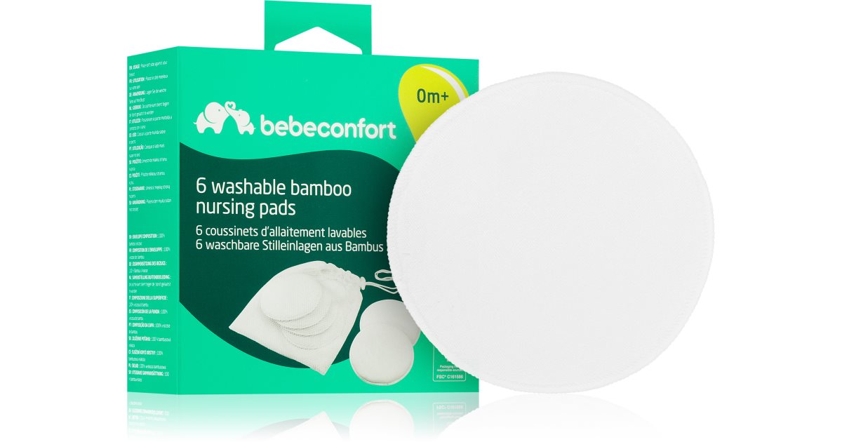 Bebeconfort Washable Bamboo Nursing Pads notino.pl