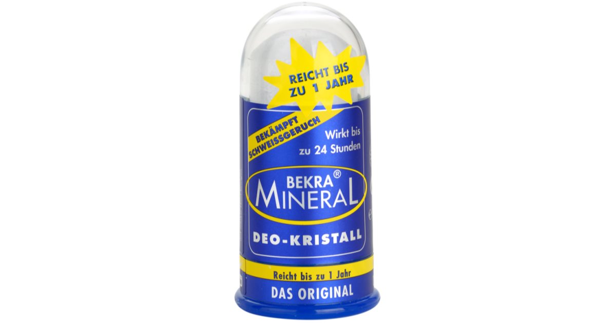 Bekra Mineral Deodorant Stick Crystal deodorante minerale cristallo ...