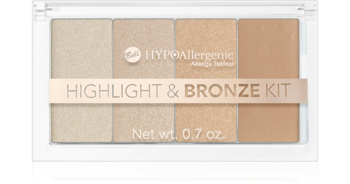 Bell Hypoallergenic t & Bronze Kit contouring and highlighting palette