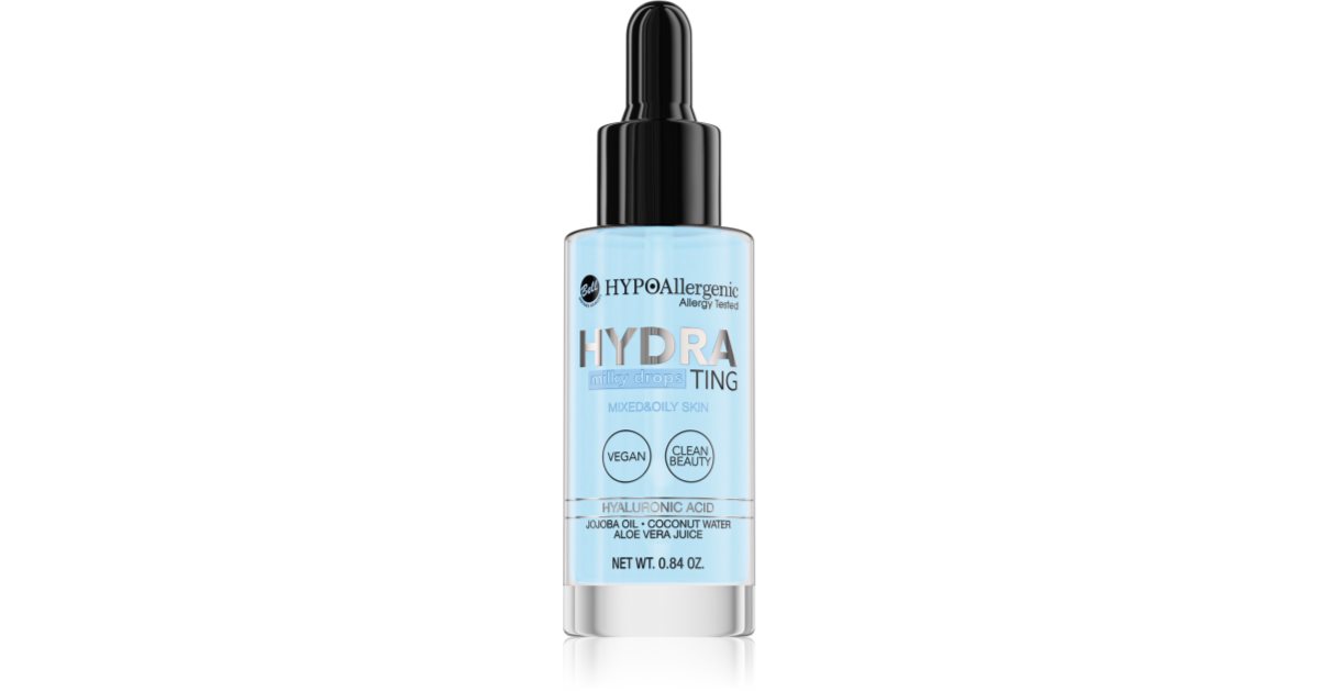Bell HYPOAllergenic Hydrating 2-Phase Serum – Mit Hyaluron & Aprikosenöl, 24 G, Vegan