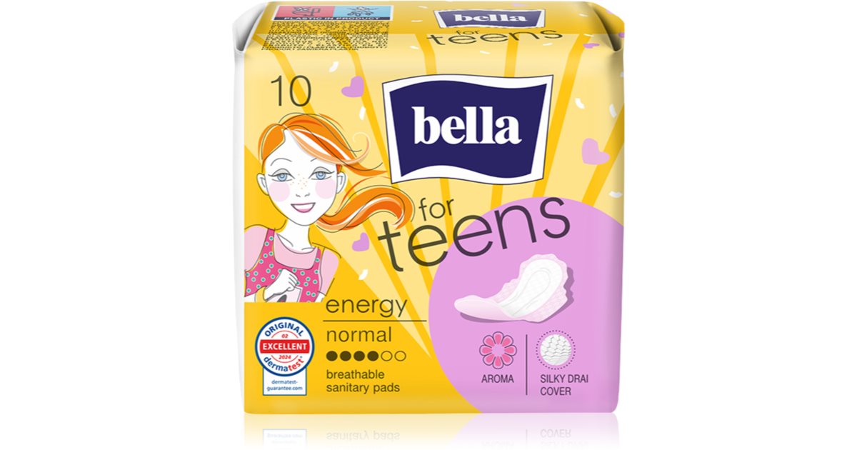 BELLA For Teens Ultra Energy sanitary towels for girls | notino.co.uk