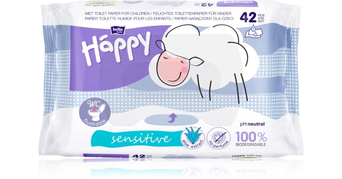 BELLA Baby Happy Sensitive carta igienica umidificata per bambini