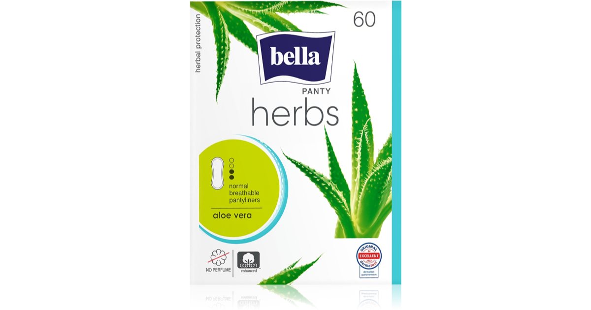 BELLA Herbs Aloe Vera panty liners fragrancefree notino.ie