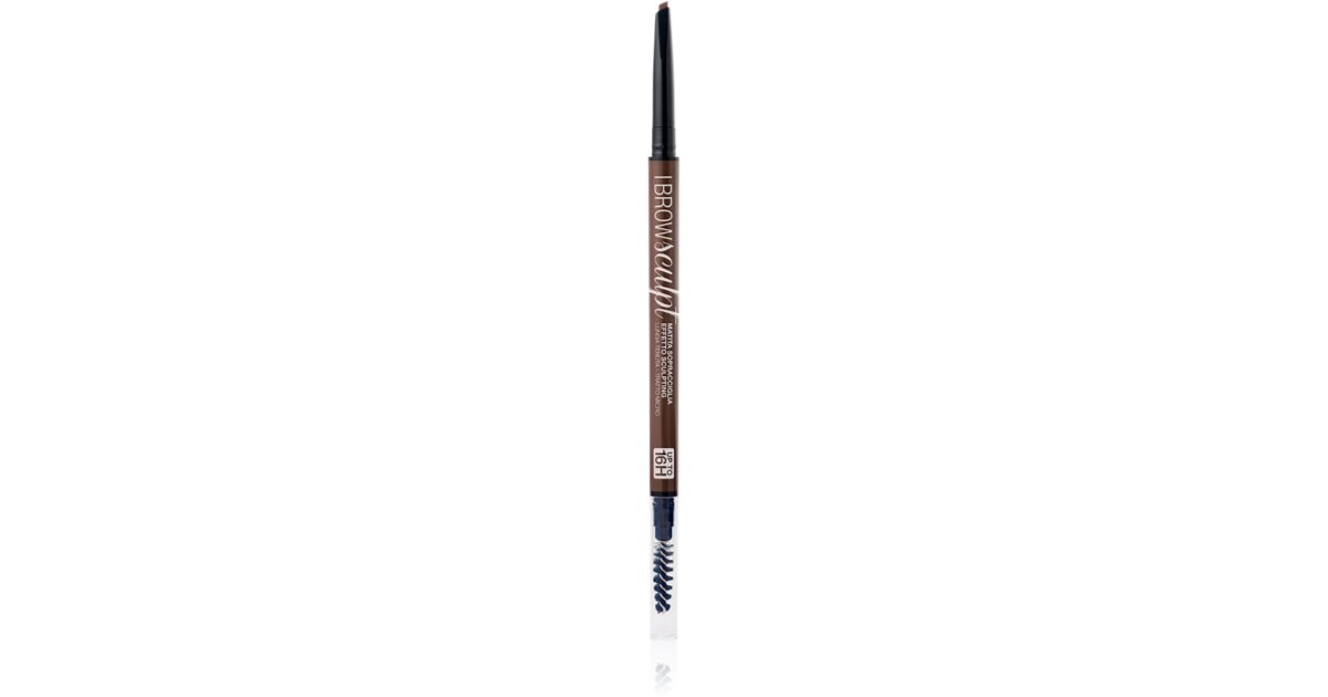 Crayon à Sourcils Plat Avec Brosse Spirale - Teintes Assorties - Handaiyan