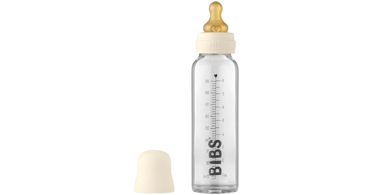 BIBS Baby Glass Bottle 225 ml babyfles notino.nl