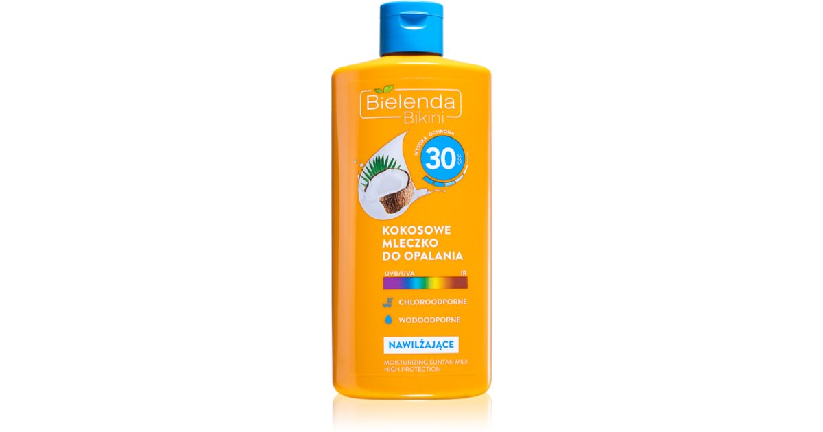 Bielenda Bikini Coconut Kosteuttava Aurinkomaito SPF 30 notino.fi