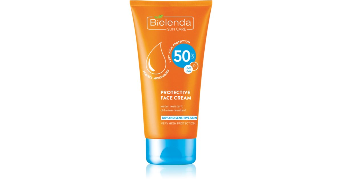 Bielenda Sun Care Protective Cream for Dry and Sensitive Skin SPF 50 ...