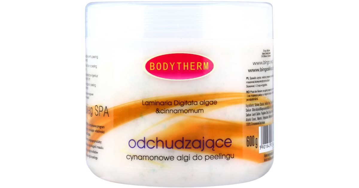 BingoSpa Bodytherm Algae & Cinnamon exfoliante corporal efecto adelgazante