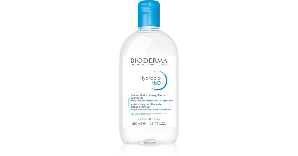 Bioderma Hydrabio H2O agua micelar limpiadora para pieles