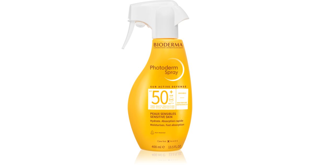 Bioderma Photoderm Sprej SPF 50+ protective sunscreen spray SPF 50 ...