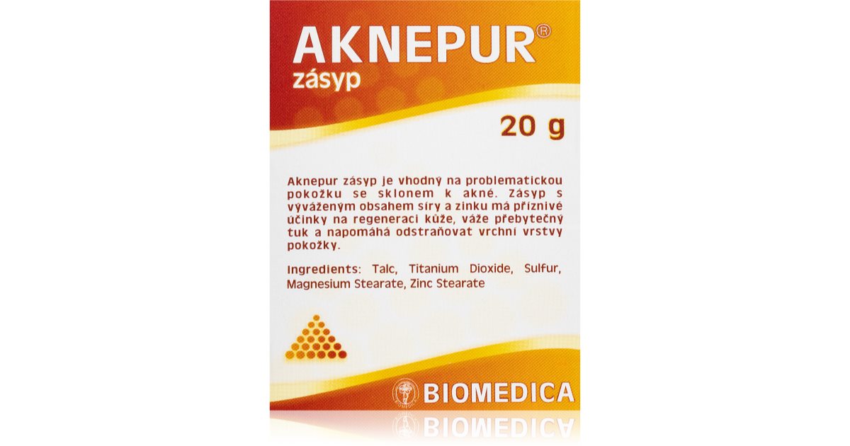 Skin Problem Powder Biomedica Aknepur loose powder for problem skin, acne | notino.co.uk