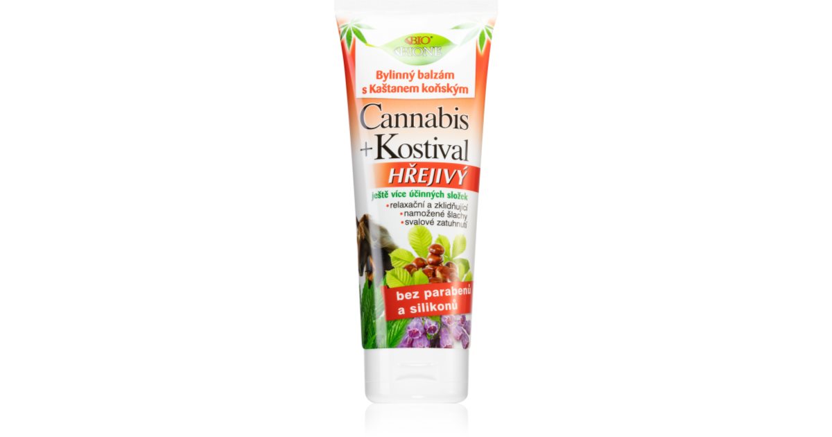 Bione Cosmetics Cannabis Kostival warming gel for muscle and joint
