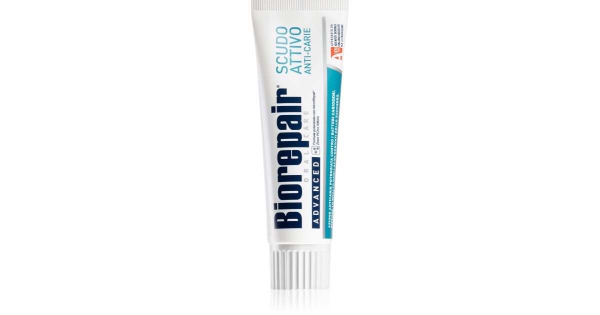 Biorepair Advanced Active Shield Anti-Plaque Zahnpasta für gesundes ...