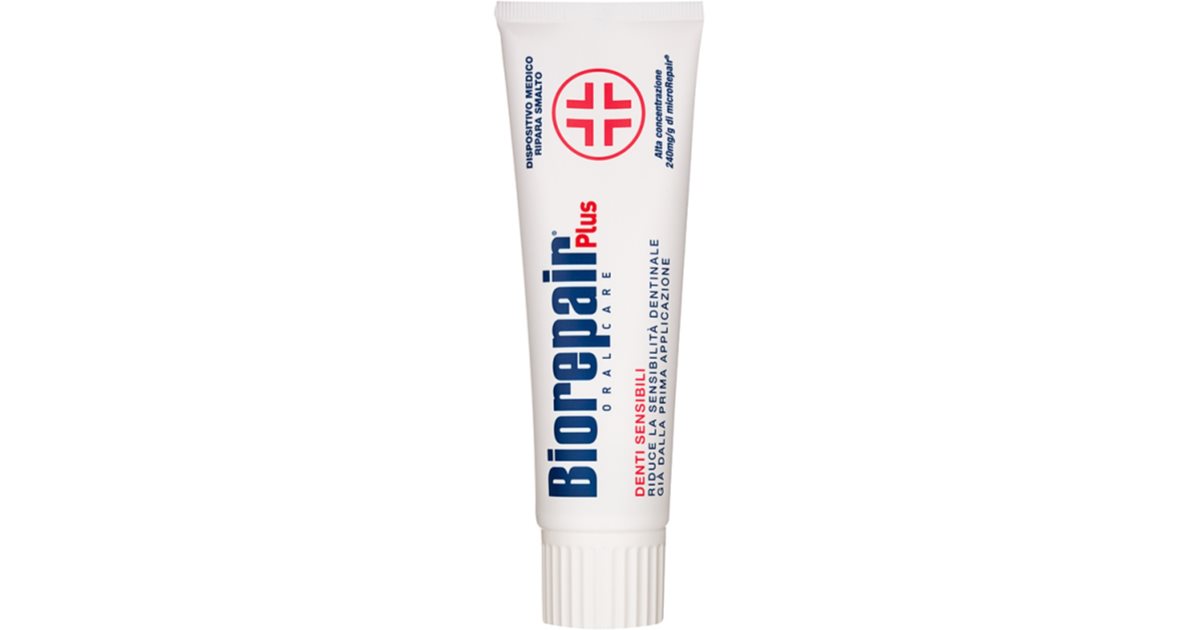 Biorepair Plus Sensitive Teeth bioactive toothpaste to reduce tooth ...