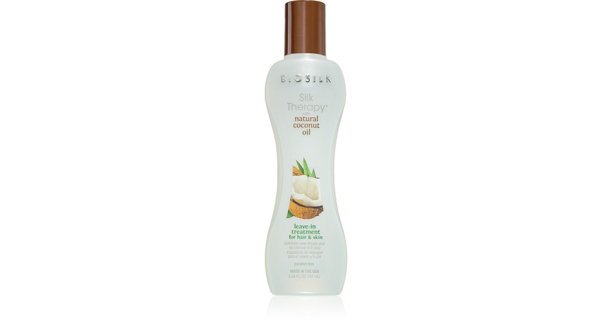 Biosilk Silk Therapy Natural Coconut Oil Leavein Moisturizing