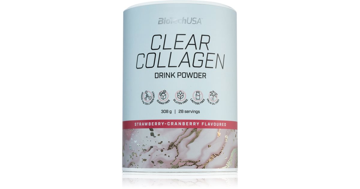 BioTechUSA Clear Collagen Pulver zur Herstellung von Getränken mit ...