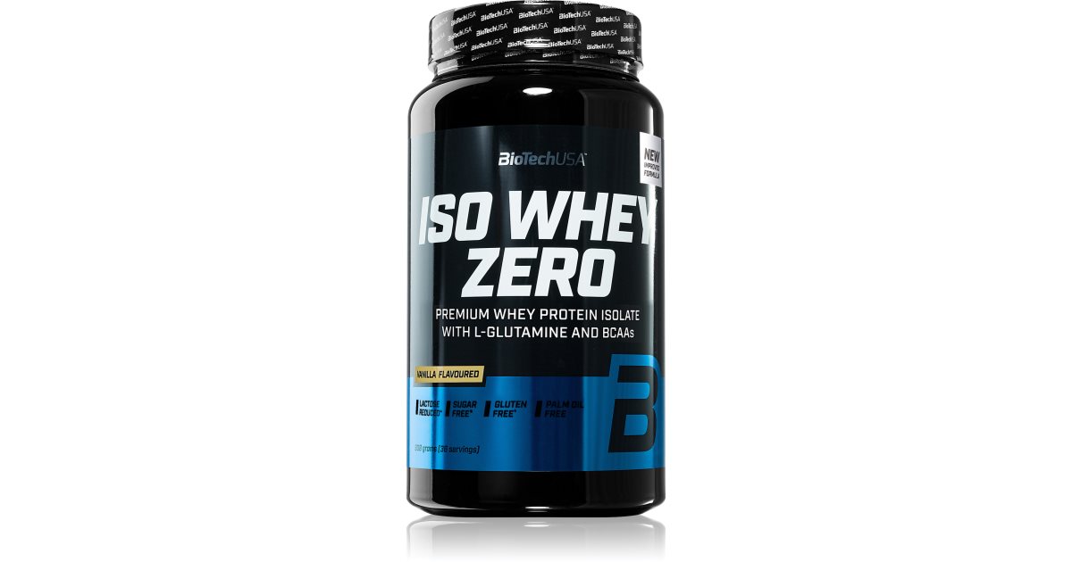 BioTechUSA Iso Whey Zero Clear - Proteinpulver 1000g Pfirsich Ice Tea