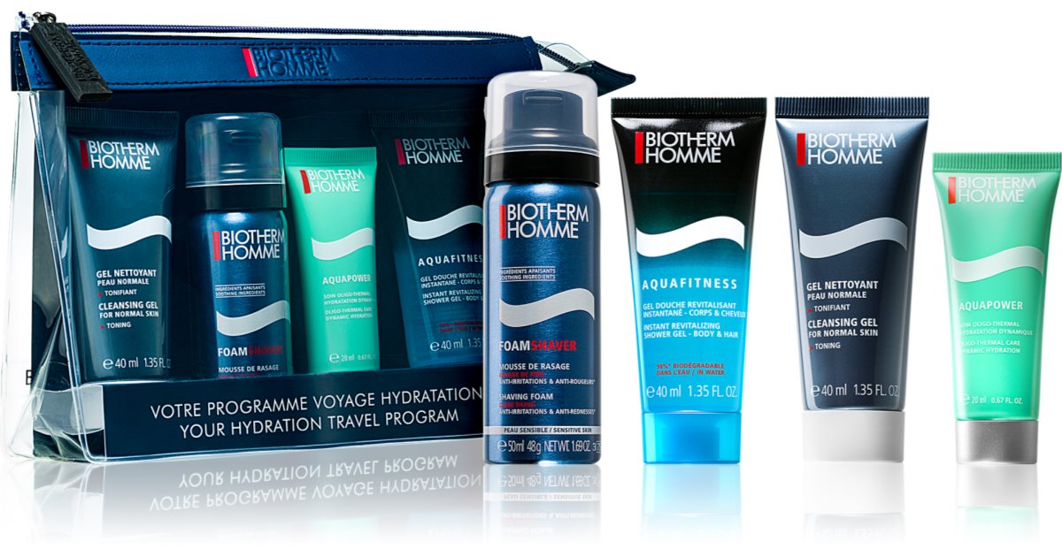 Biotherm Homme Aquapower kit de viagem (para homens) | notino.pt