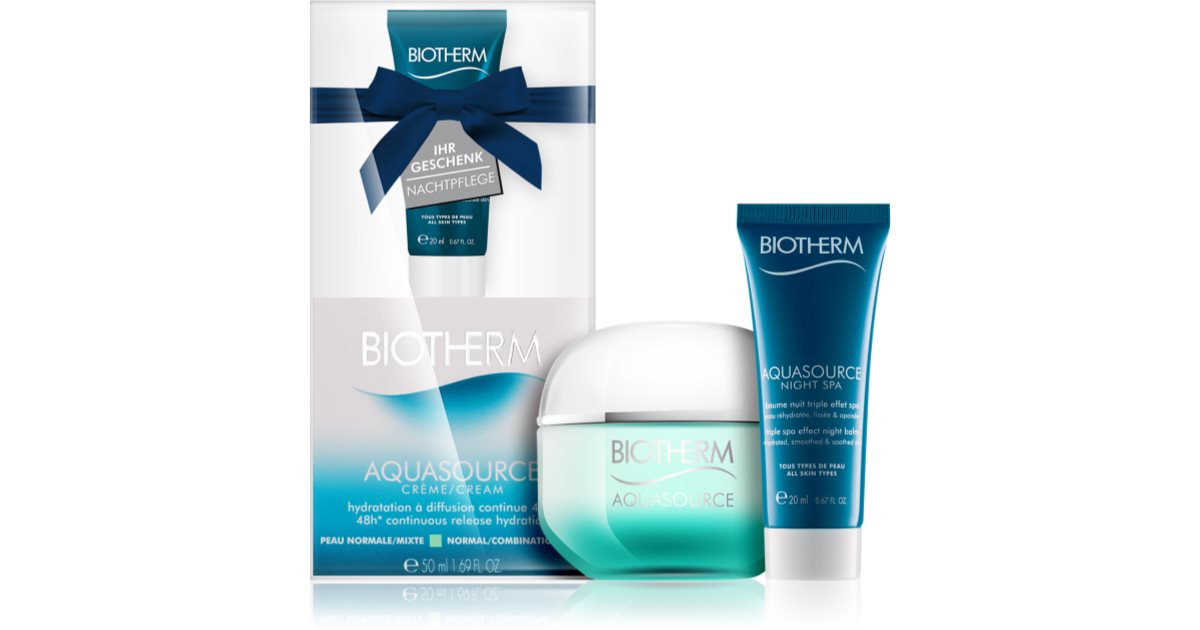 Biotherm Aquasource Routine Pose Sæt Deodorant Roll-On