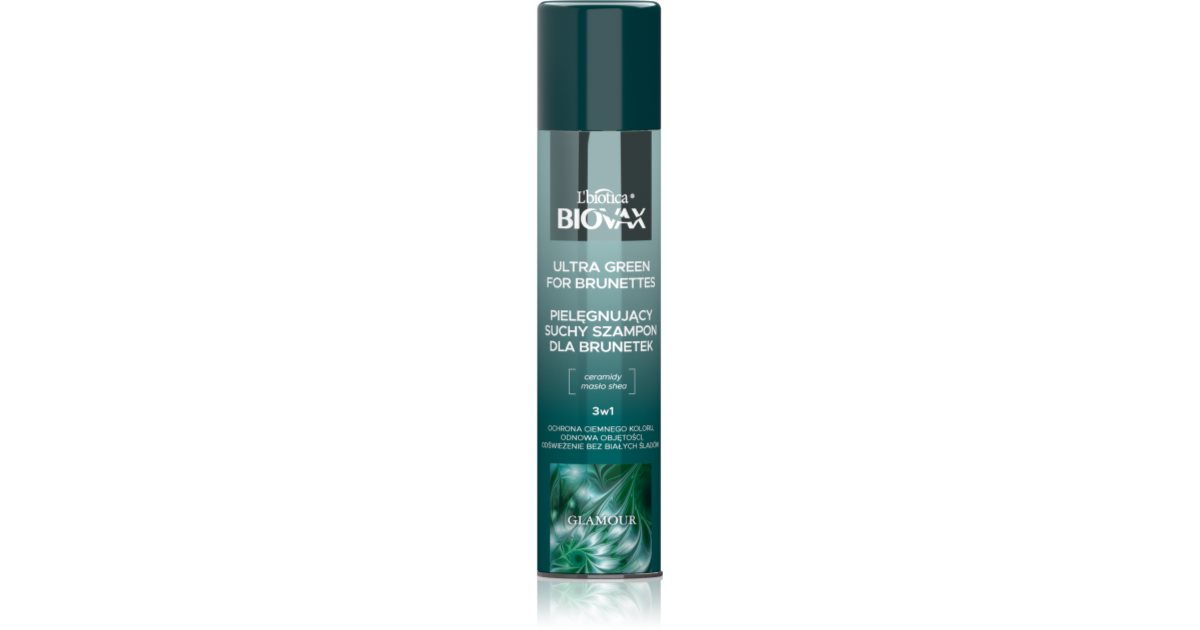 Biovax Glamour Ultra Green For Brunettes shampoo secco per capelli ...