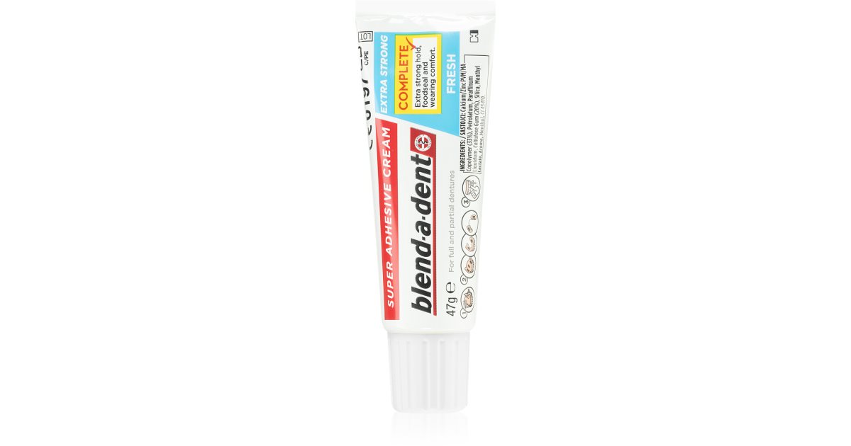 Blend-a-dent Super Adhesive Cream Denture Adhesive 