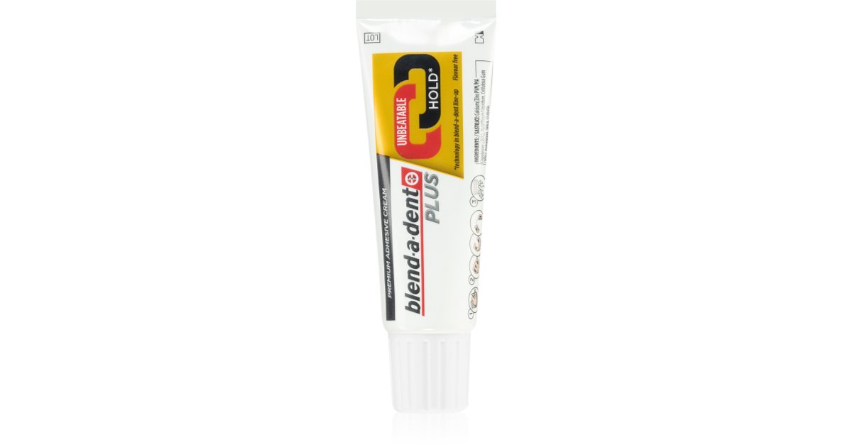 Adhésif Crème Blend-a-dent Pour Dentiers - 70g, Colle Pour Prothèses Complètes Et Partielles