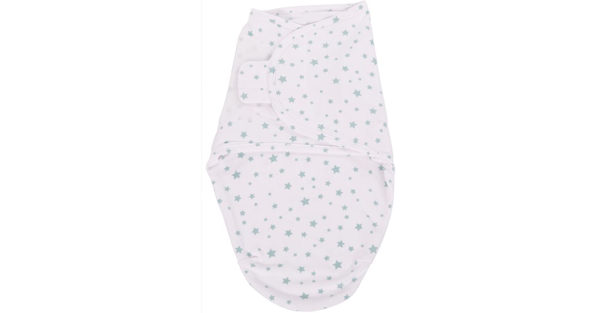 Bo Jungle BWrap Small Blue Stars swaddle wrap notino.co.uk