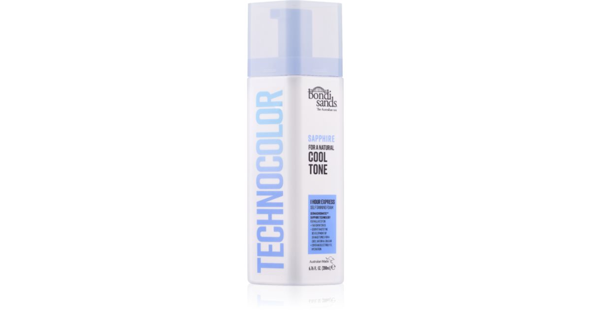 Bondi Sands Technocolor 1 Hour Express Sapphire selftanning mousse notino.co.uk