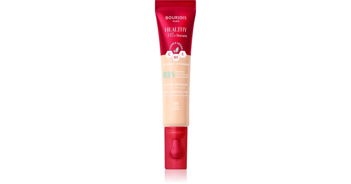 Bourjois Healthy Mix Concealer – Beige 52, 6 Ml, Mit Vitaminen, Hohe Deckkraft & 24h Feuchtigkeit, Vegan