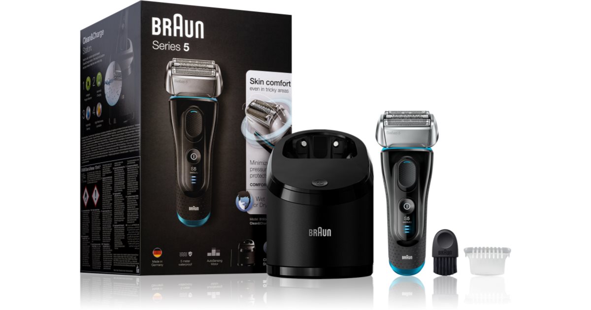 Braun Series 5 5190cc with Clean&Charge System rasoio a lama 
