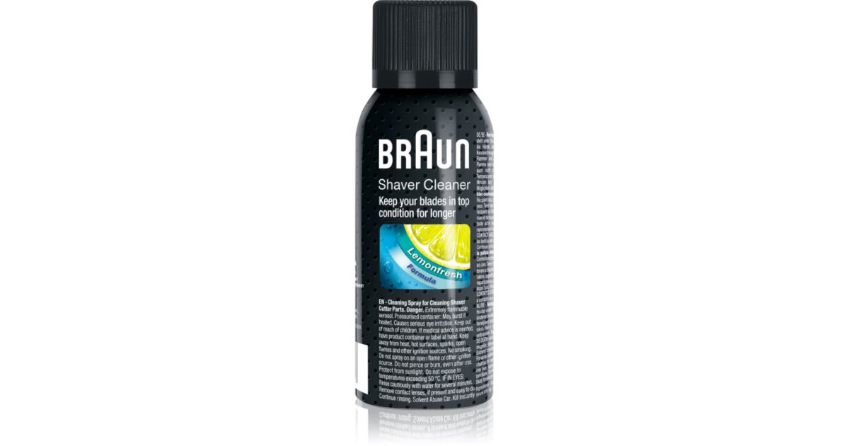 Braun Shaver Cleaner SC8000 Spray nettoyant pour rasoir électrique notino.fr