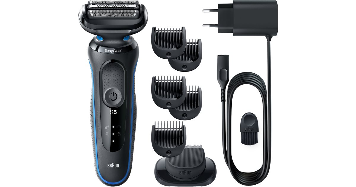 Braun Series 5 51B1500s electric shaver + replacement heads notino.co.uk