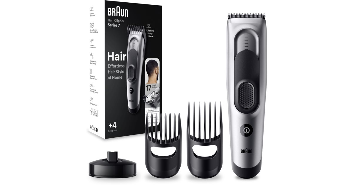 Braun Hair Clipper HC5090 Ultimate hair grooming experience from Braun in 17 lengths並行輸入