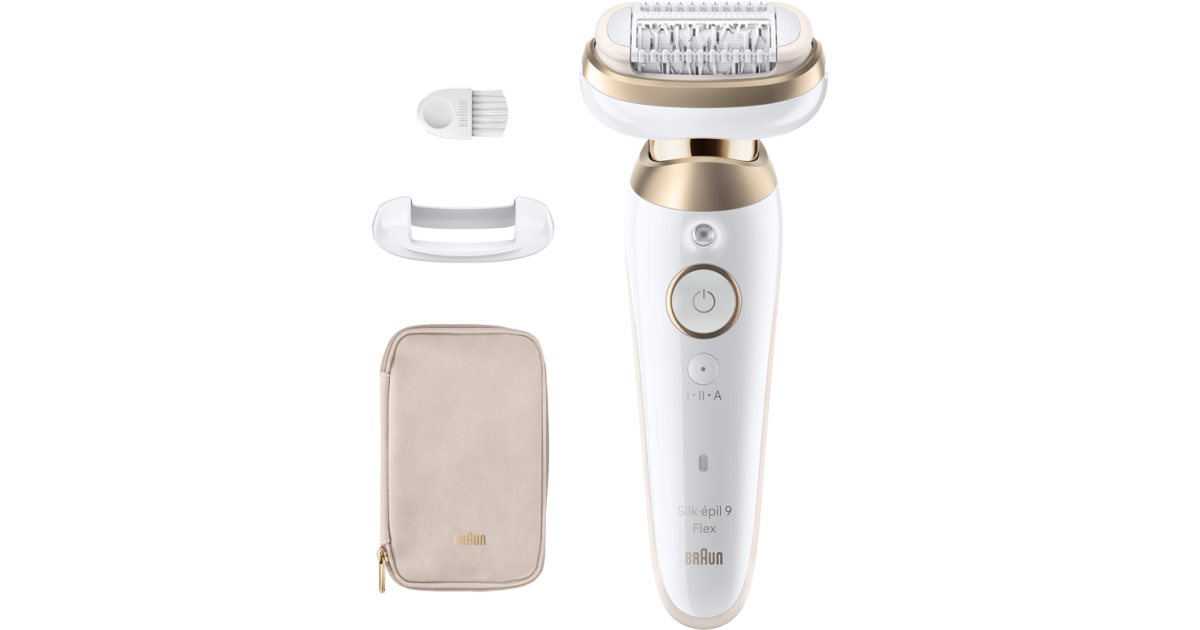 Braun Silk-épil 9 9011 Epilierer mit voll flexiblem Kopf für Beine