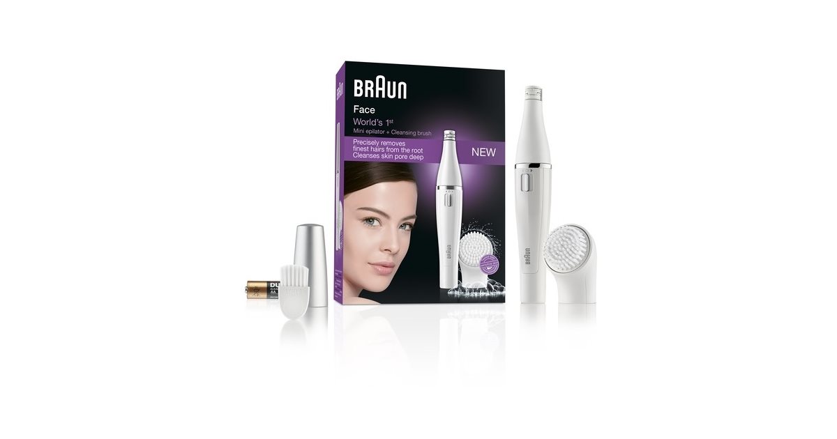 Braun Face 810 epilator s čistilno krtačko za obraz notino.si