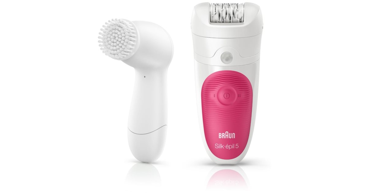 Braun Silk épil 5539 Epilator met Reinigingsborsteltje voor het