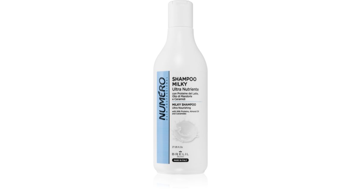Brelil Numéro Milky Ultra Nutriente Shampoo nourishing shampoo for all ...