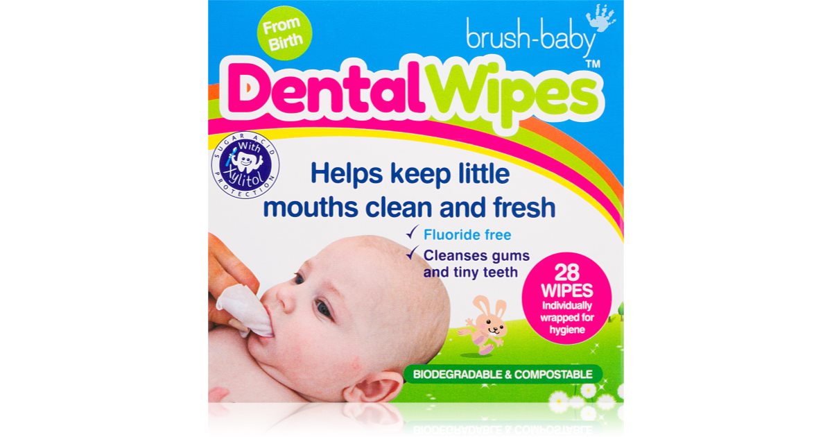Brush Baby DentalWipes doekjes voor Tanden notino.nl