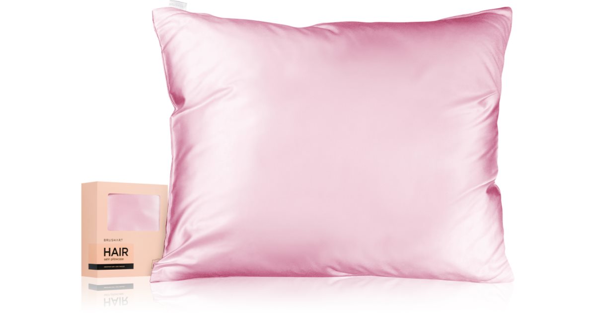 Federa In Raso Per Cuscino Memory Foam A Onda – 50x32 Cm, Morbida, Con Chiusura A Busta, Lavabile, Colore Bianco