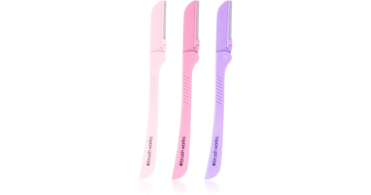 Brushworks Precision Eyebrow Razors Mixed Razor (for eyebrows) notino.ie