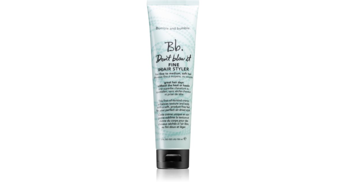 Bumble and bumble Don't Blow It Fine (H)air Styler leave-in ...