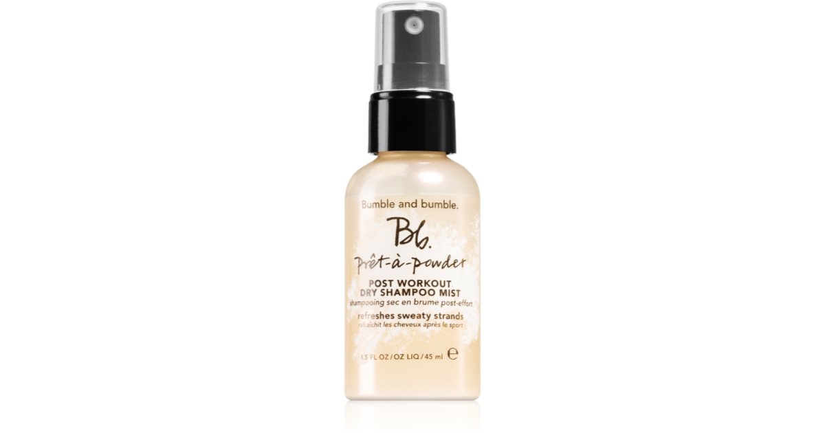Bi tolerance Frustration Bumble and bumble Pret-À-Powder Post Workout Dry Shampoo Mist Refreshing Dry  Shampoo in a spray | notino.ie